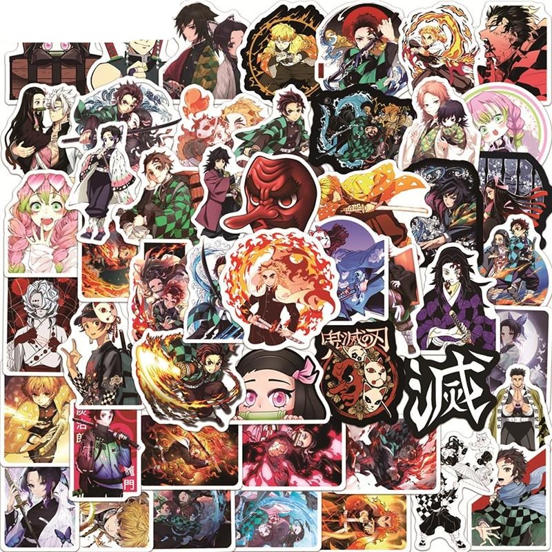 Demon Slayer Mugen Ressha Hen Anime Stickers