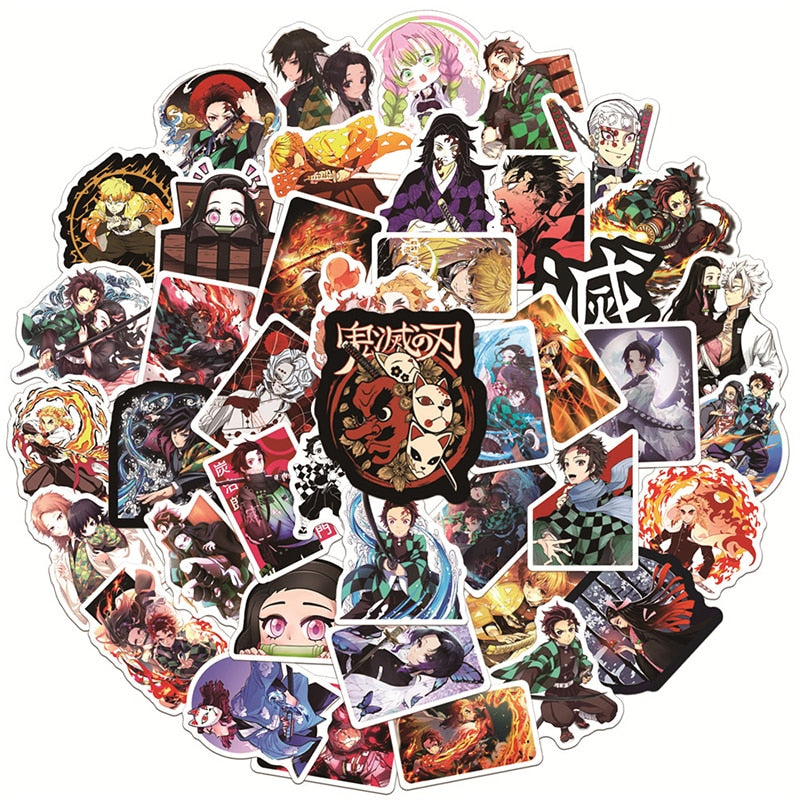 Demon Slayer Mugen Ressha Hen Anime Stickers