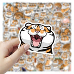 Tiger Fat Cute Stickers