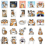 Tiger Fat Cute Stickers