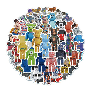 Bearbrick KAWS Stickers