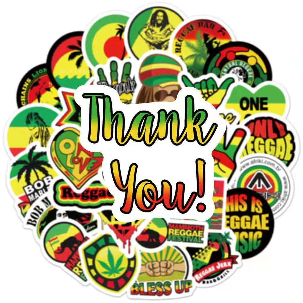 Reggae Bob Stickers