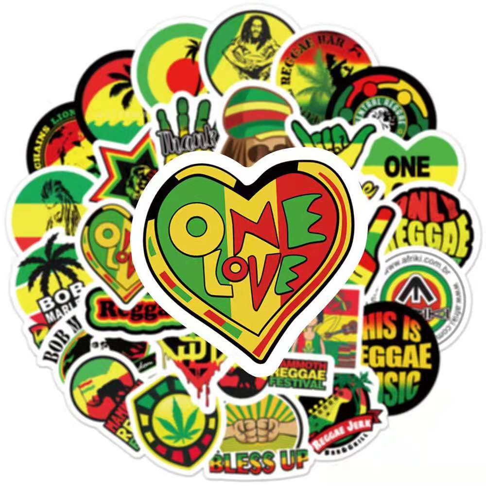 Reggae Bob Stickers