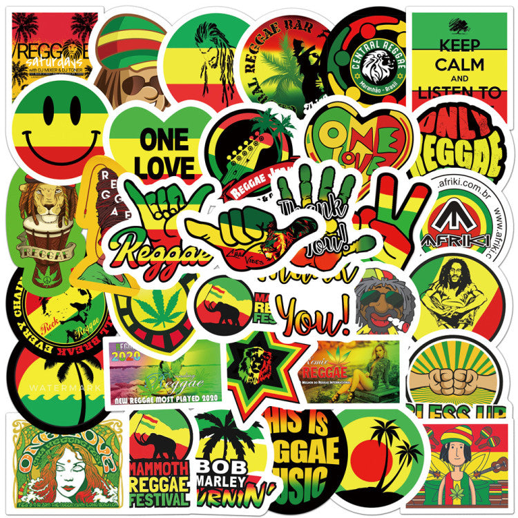 Reggae Bob Stickers