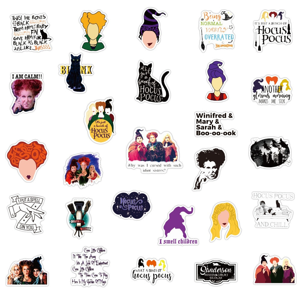 Hocus Pocus Stickers