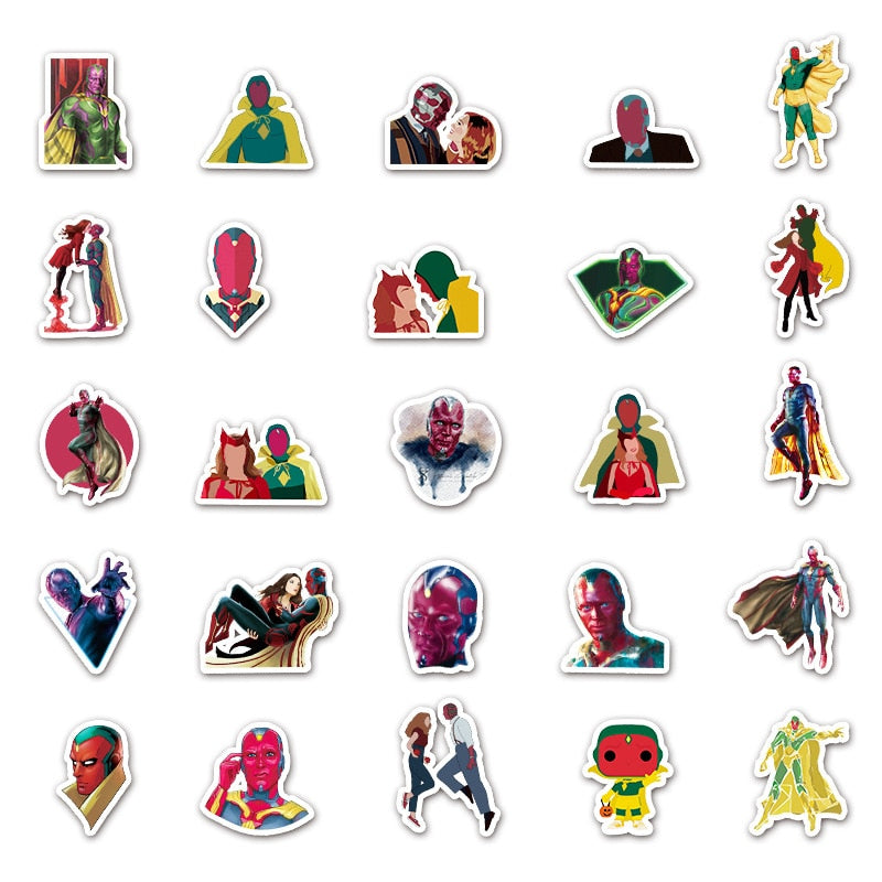 Wanda Vision Winter Stickers