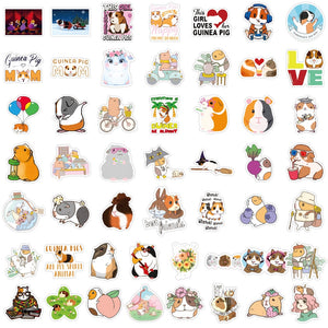 Guinea pig Cavia porcellus Stickers