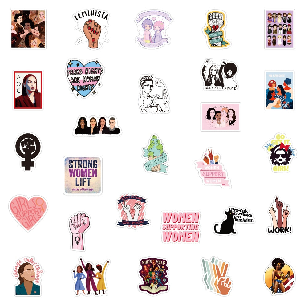 Feminist Supporting Women Stickers