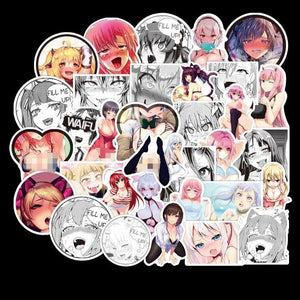 Tease Vulgar Sexy Beauty Girls Stickers