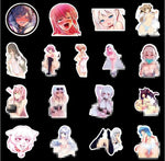 Tease Vulgar Sexy Beauty Girls Stickers