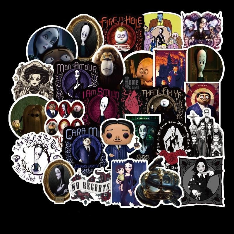 The Addams-Family Stickers