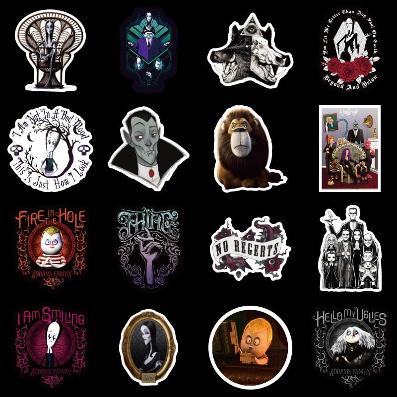 The Addams-Family Stickers