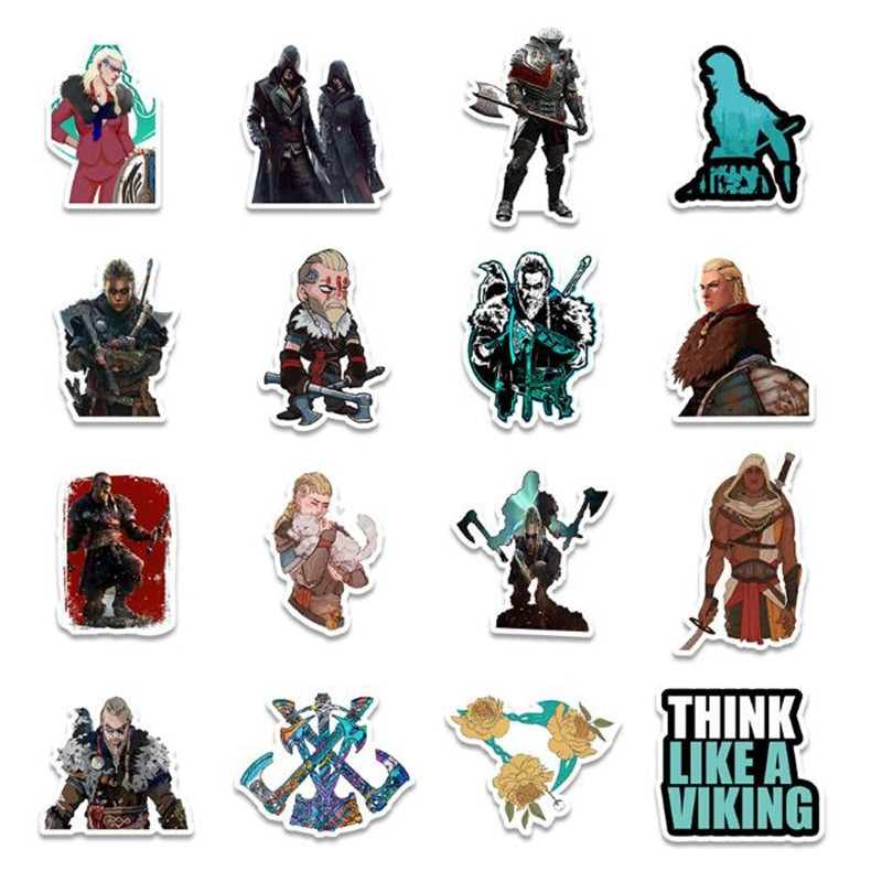 ACT Game Assassin's Creed Stickers