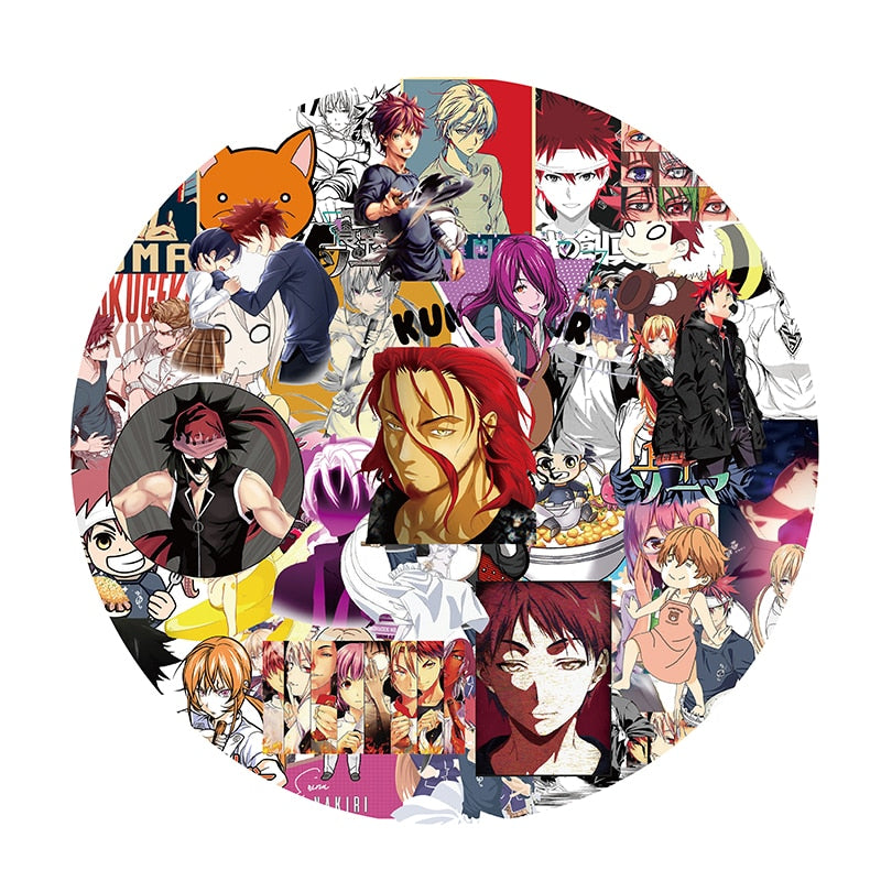 Food Wars! Shokugeki No Soma Anime Stickers