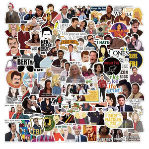 Parks and Recreation TV Show Stickers