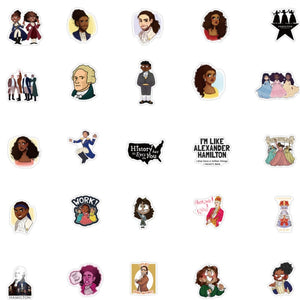 Hamilton Musical Stickers