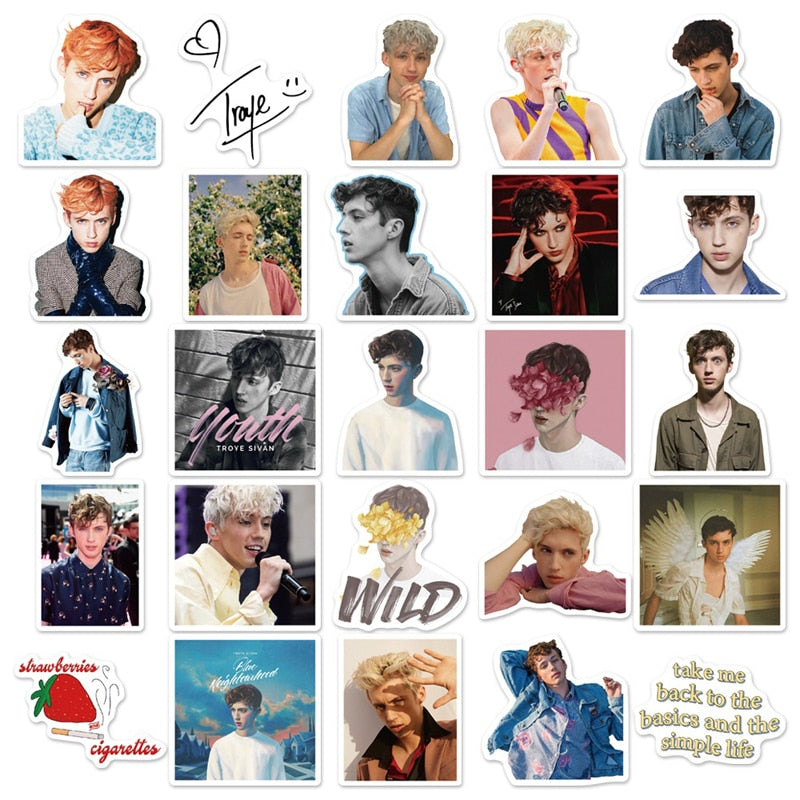 Troye Sivan Singer Stickers