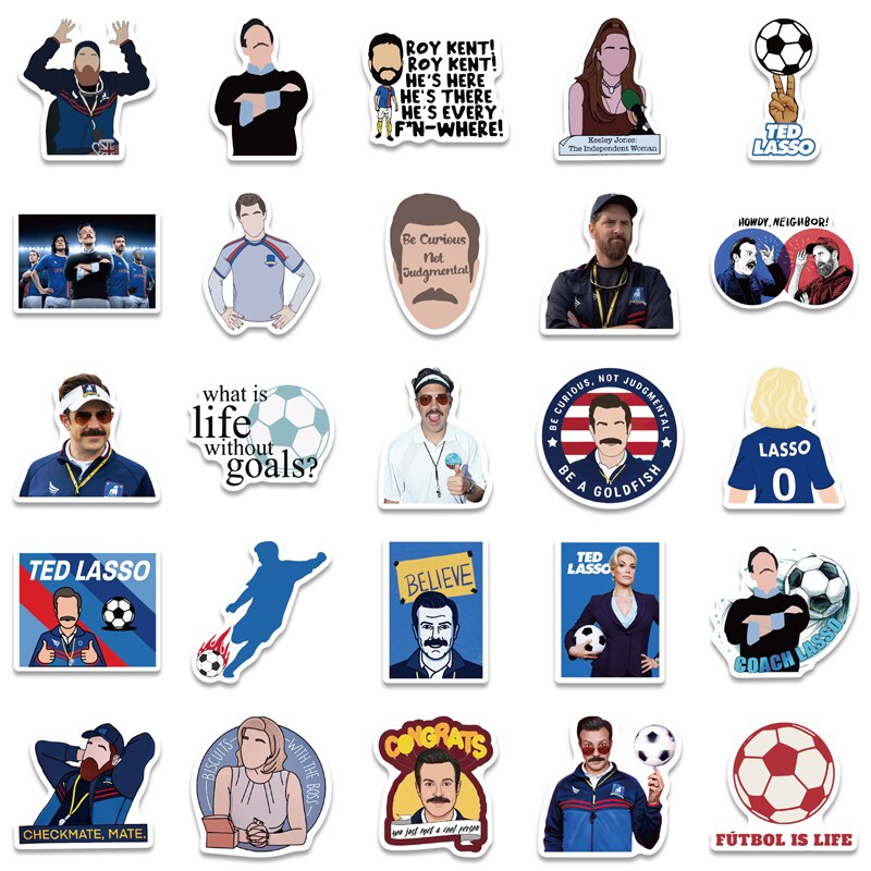 Ted Lasso TV Shows Stickers