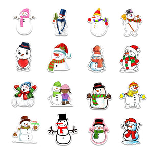 Snowman Christmas Funny Stickers