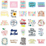 Hawaii Style Inspirational Life & Motivational Phrases Quotes Stickers