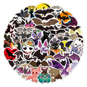 Bat Chiroptera Halloween Horror Stickers