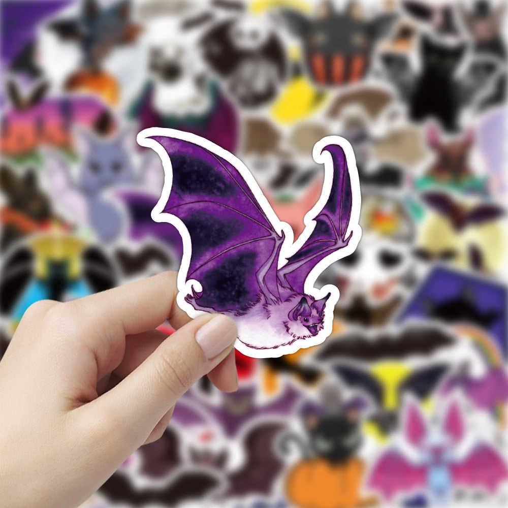 Bat Chiroptera Halloween Horror Stickers