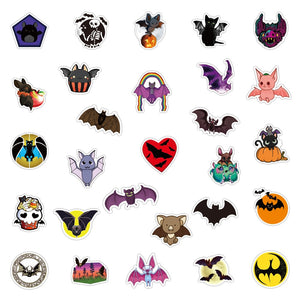 Bat Chiroptera Halloween Horror Stickers