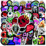 Skull Cool Horror Aesthetic Stickers