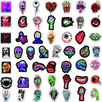 Skull Cool Horror Aesthetic Stickers