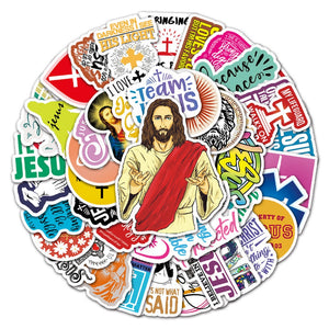 Jesus Christians Religion Sayings Stickers