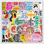 Jesus Christians Religion Sayings Stickers