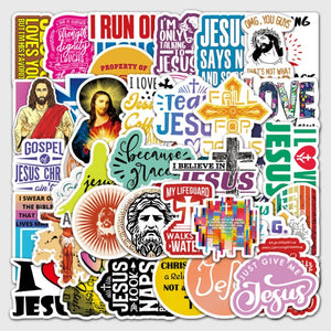 Jesus Christians Religion Sayings Stickers