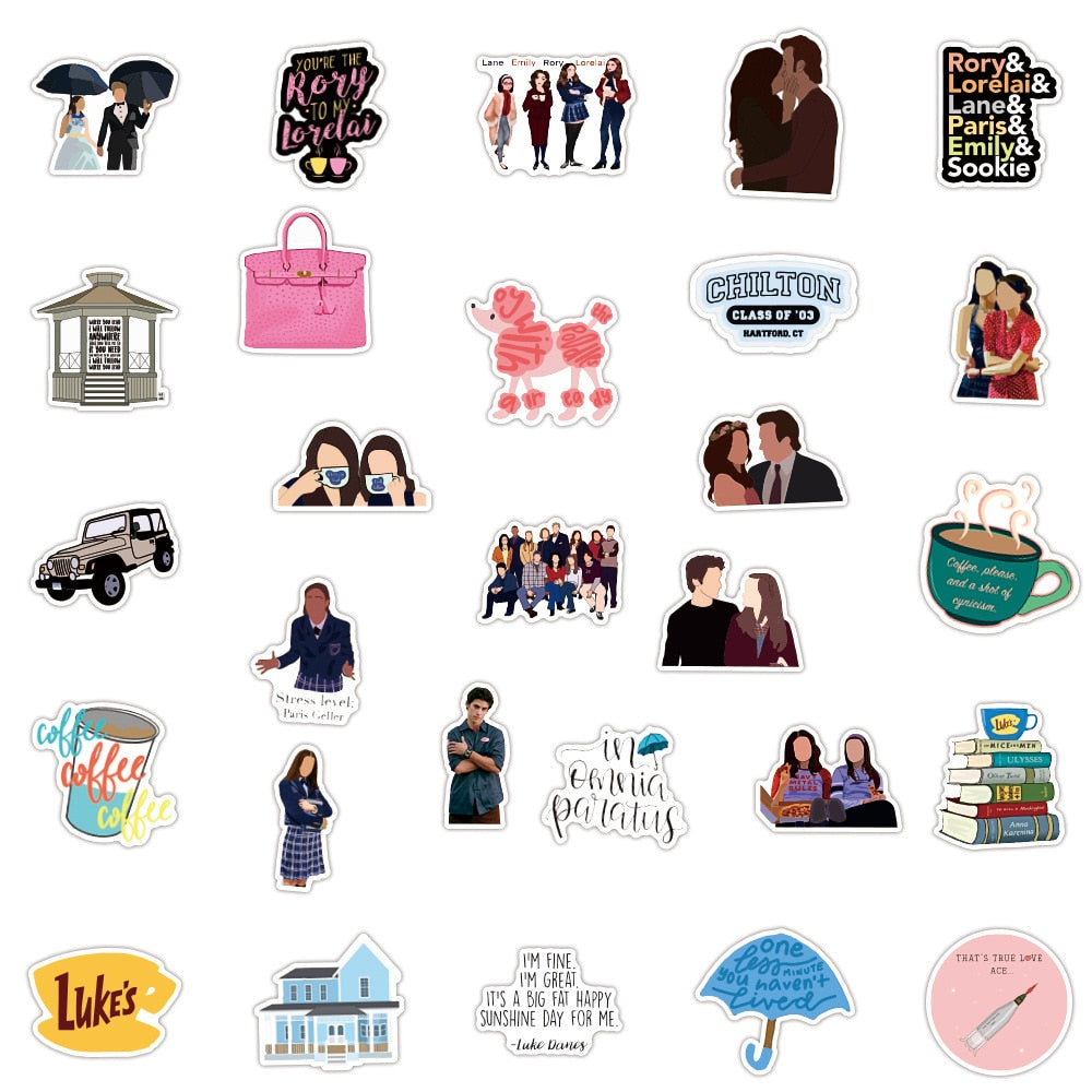 Gilmore Girls Comedy Stickers