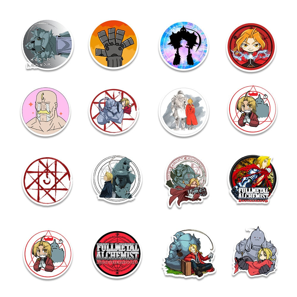 Fullmetal Alchemist Cool Stickers