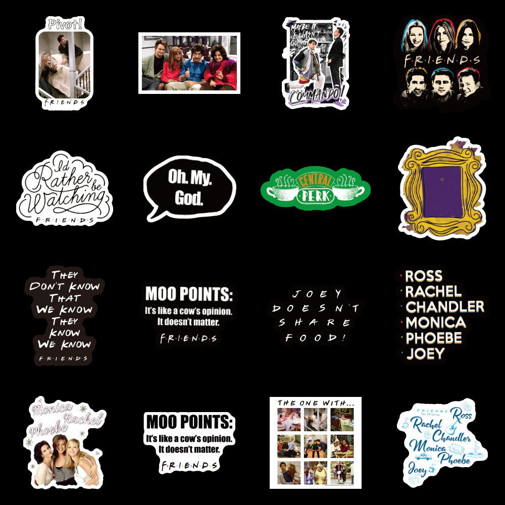 Friends OFFICE TV SHOW Stickers