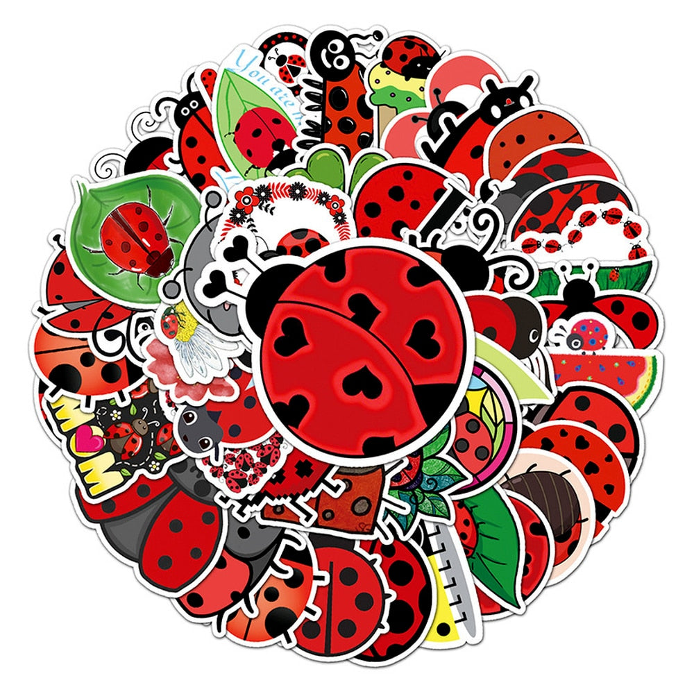 Ladybug Nature Insect Stickers