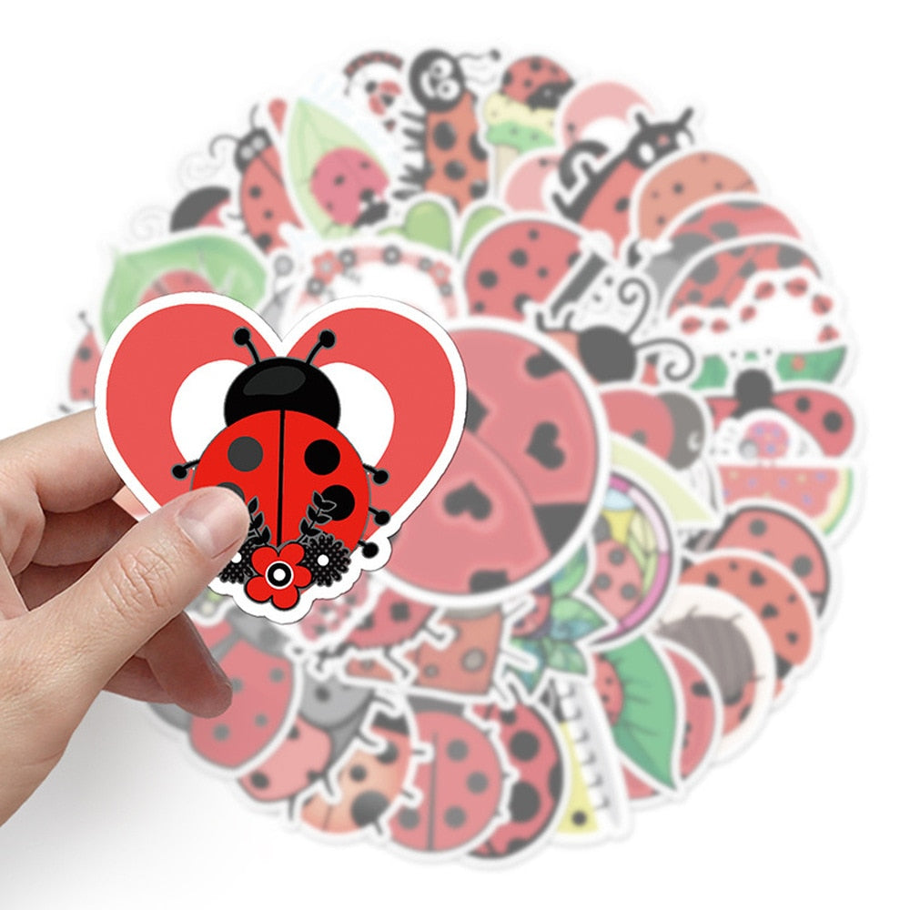 Ladybug Nature Insect Stickers