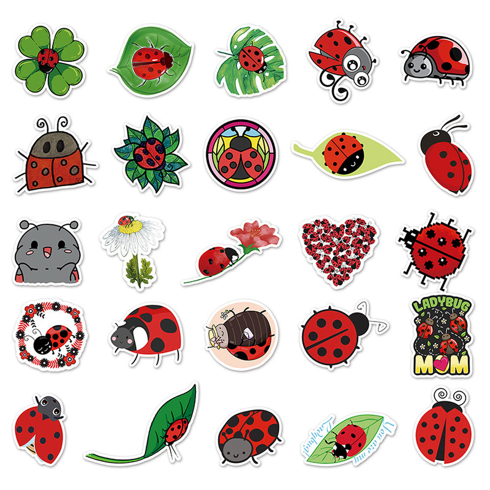 Ladybug Nature Insect Stickers