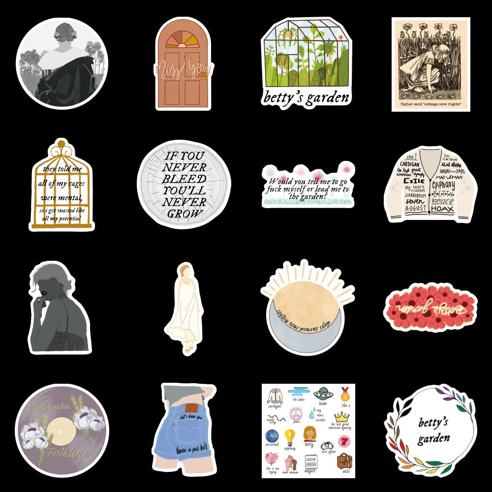 Folklore Europe and America Stickers