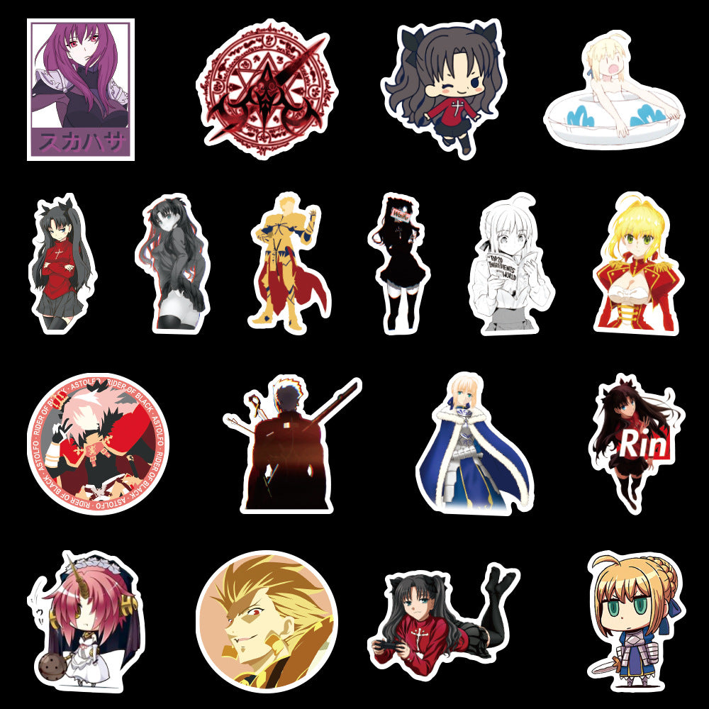 Fatal Night Anime Stickers