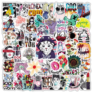 Cool Girls Mix Match Stickers