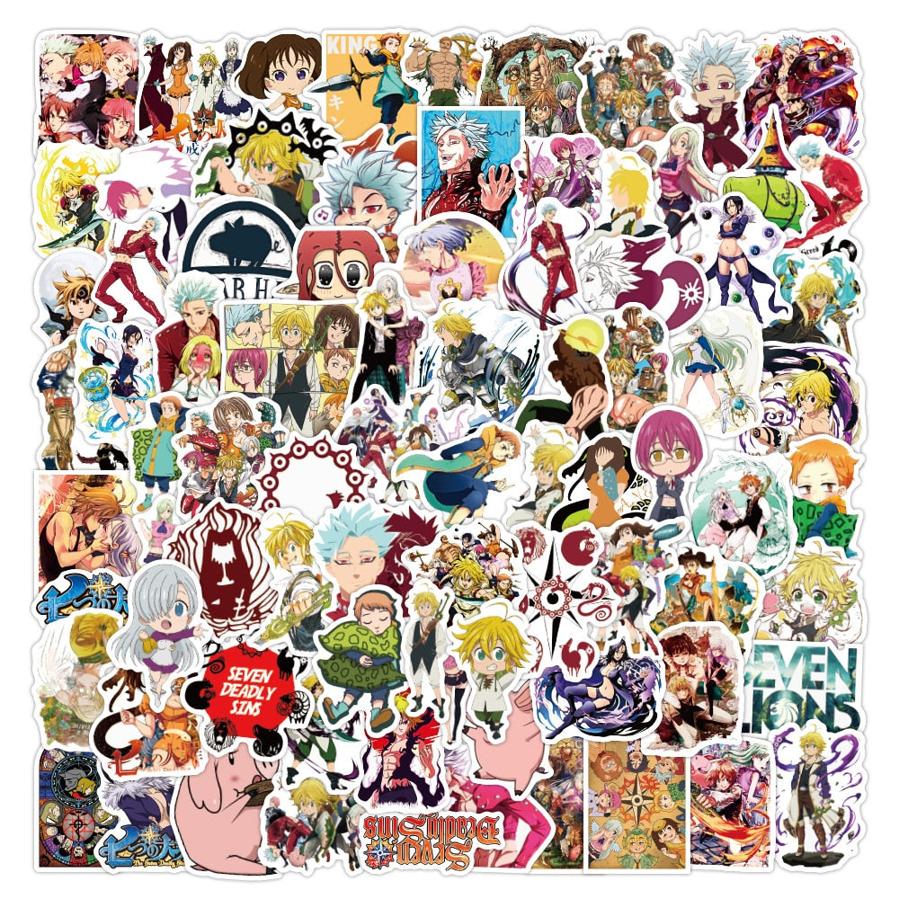 Seven Deadly Sins Anime Stickers