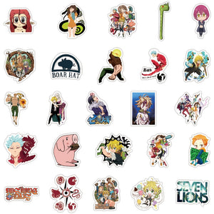 Seven Deadly Sins Anime Stickers