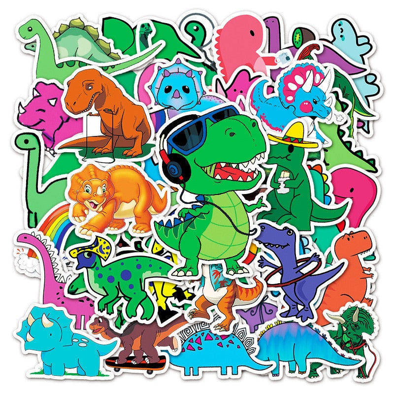 Dinosaur Cute Cartoon Stickers