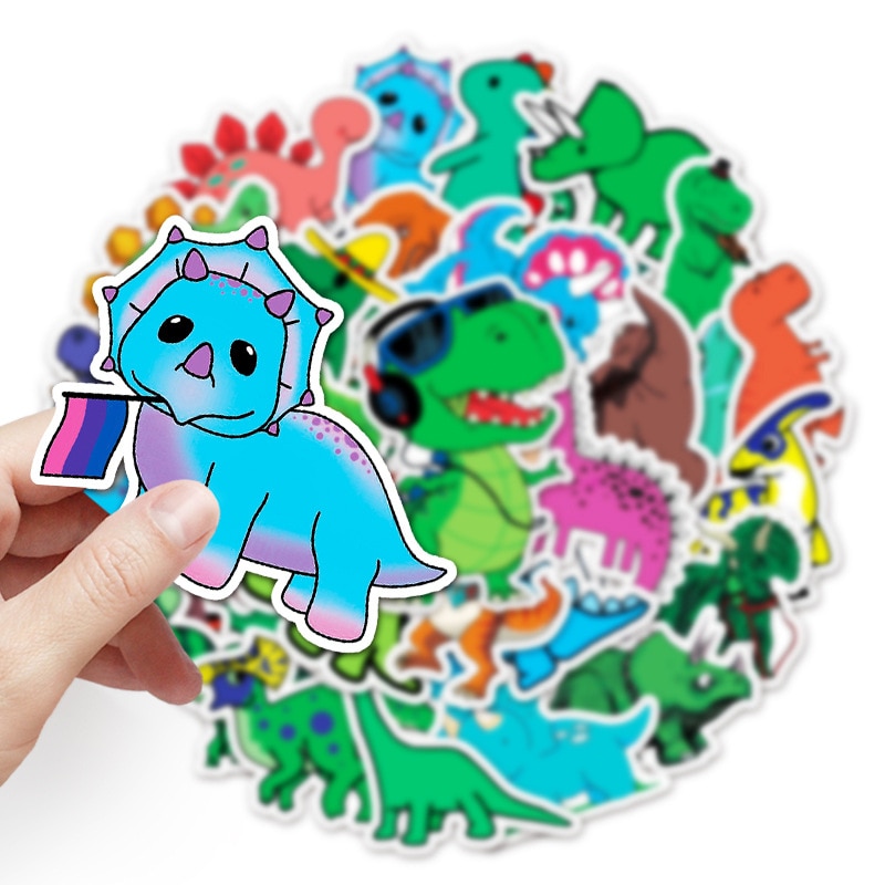 Dinosaur Cute Cartoon Stickers