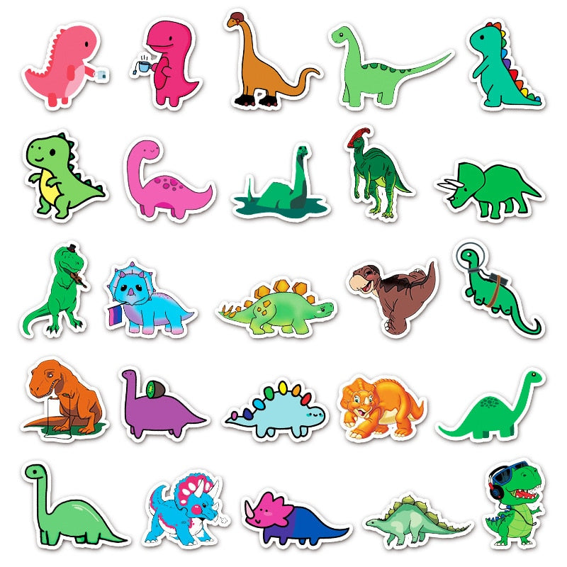 Dinosaur Cute Cartoon Stickers