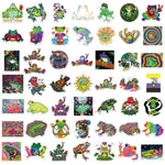 Psychedelic Frog Stickers