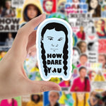 How Dare You Greta Thunberg Stickers