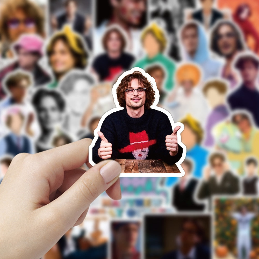 Fashion Model Star Matthew Gray Gubler Stickers