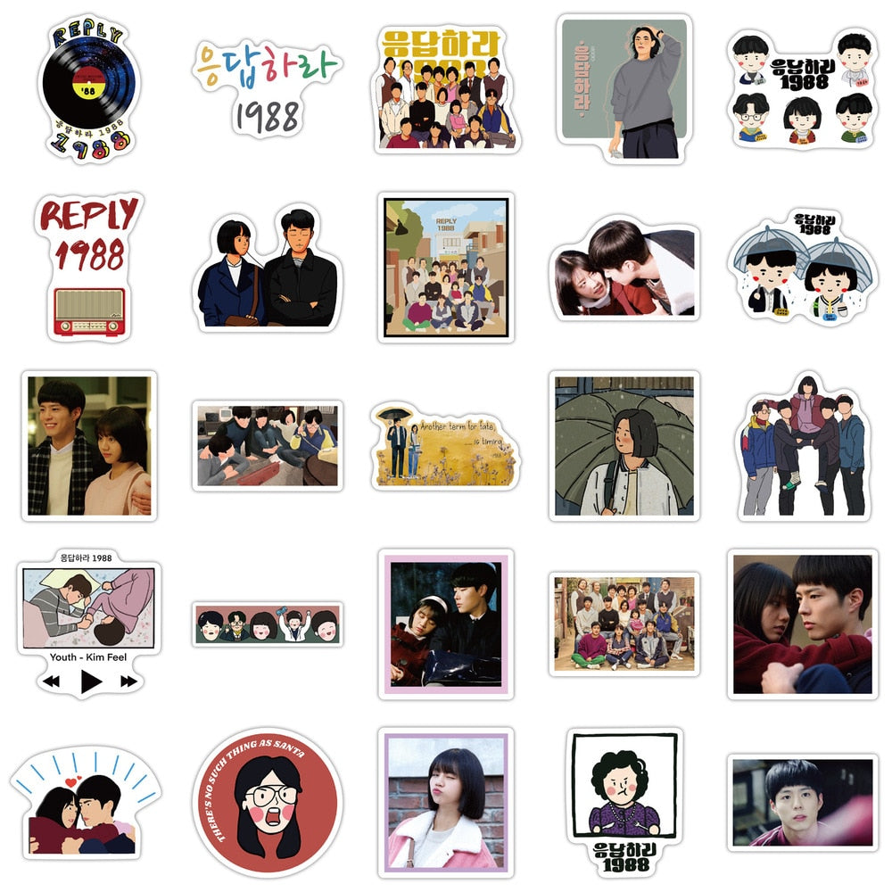 Korean Drama Please Answer 1988 Stickers